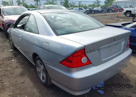 2005 Honda Civic Ex из США, поврежденный, VIN 1HGEM22995L044345